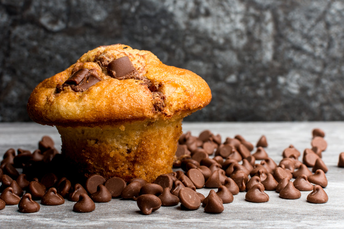 Muffin aux pépites de chocolat